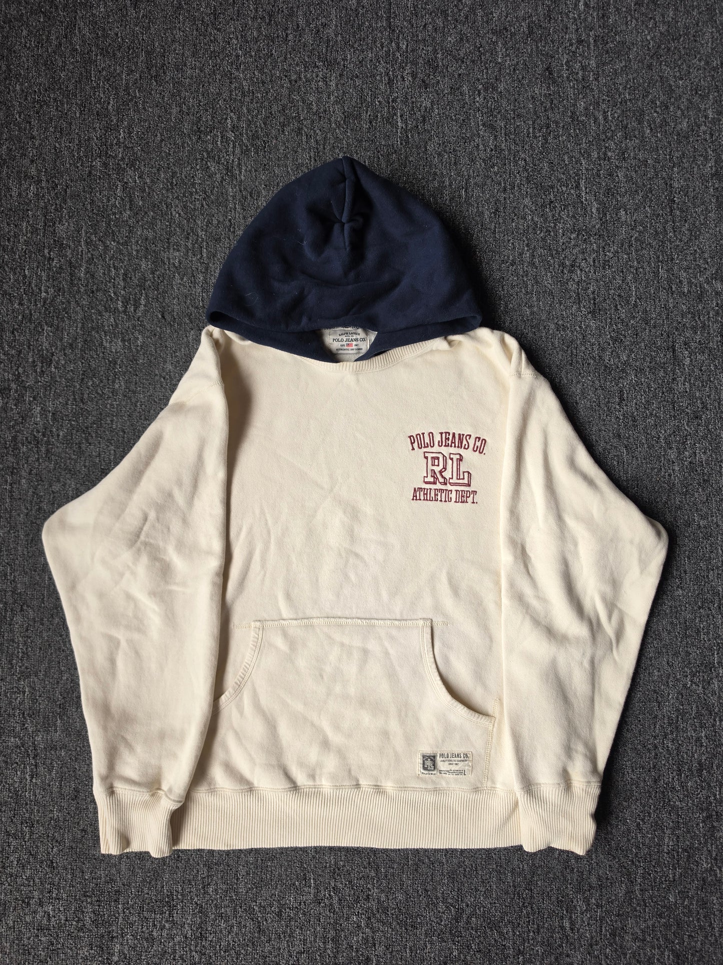 Polo Ralph Lauren 90s Embroidered Hoody (L)