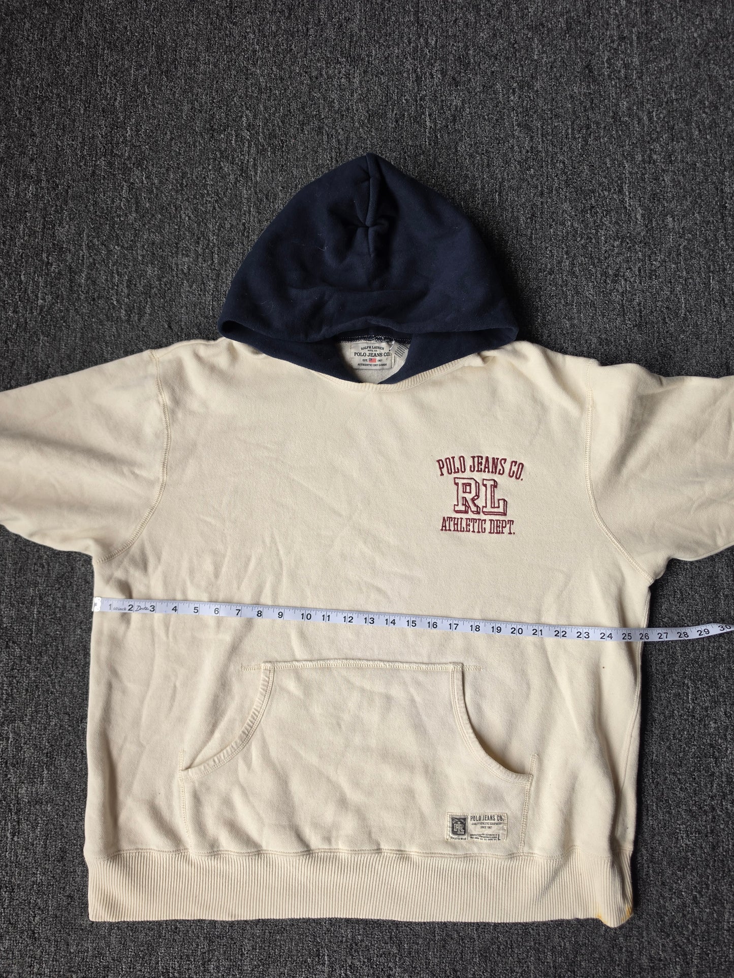 Polo Ralph Lauren 90s Embroidered Hoody (L)