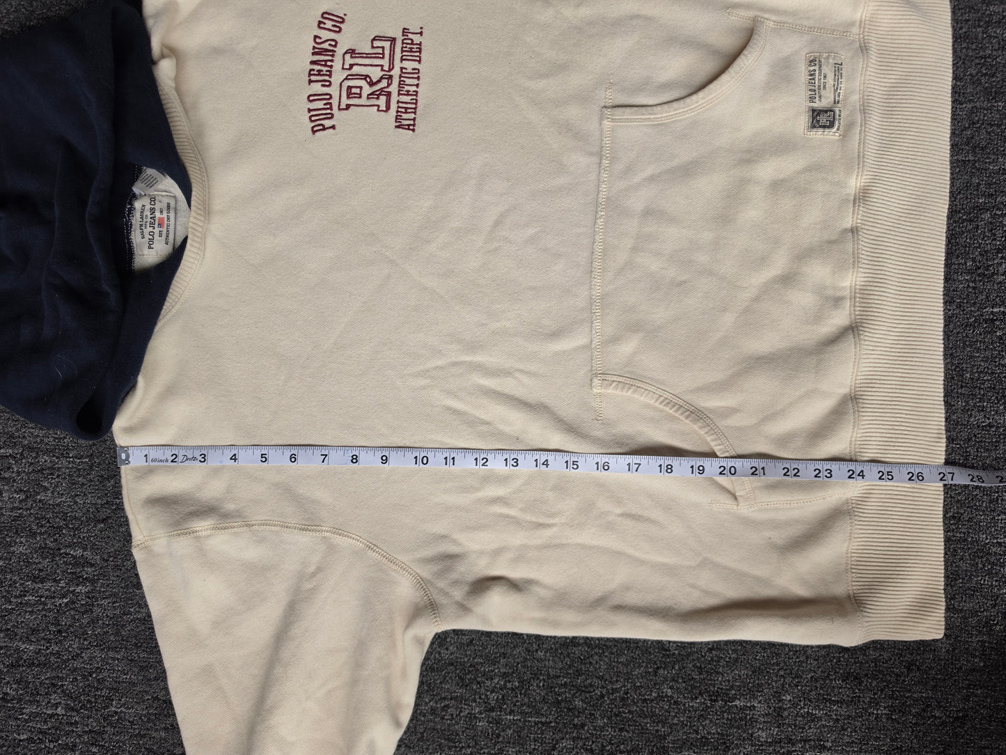 Polo Ralph Lauren 90s Embroidered Hoody (L)