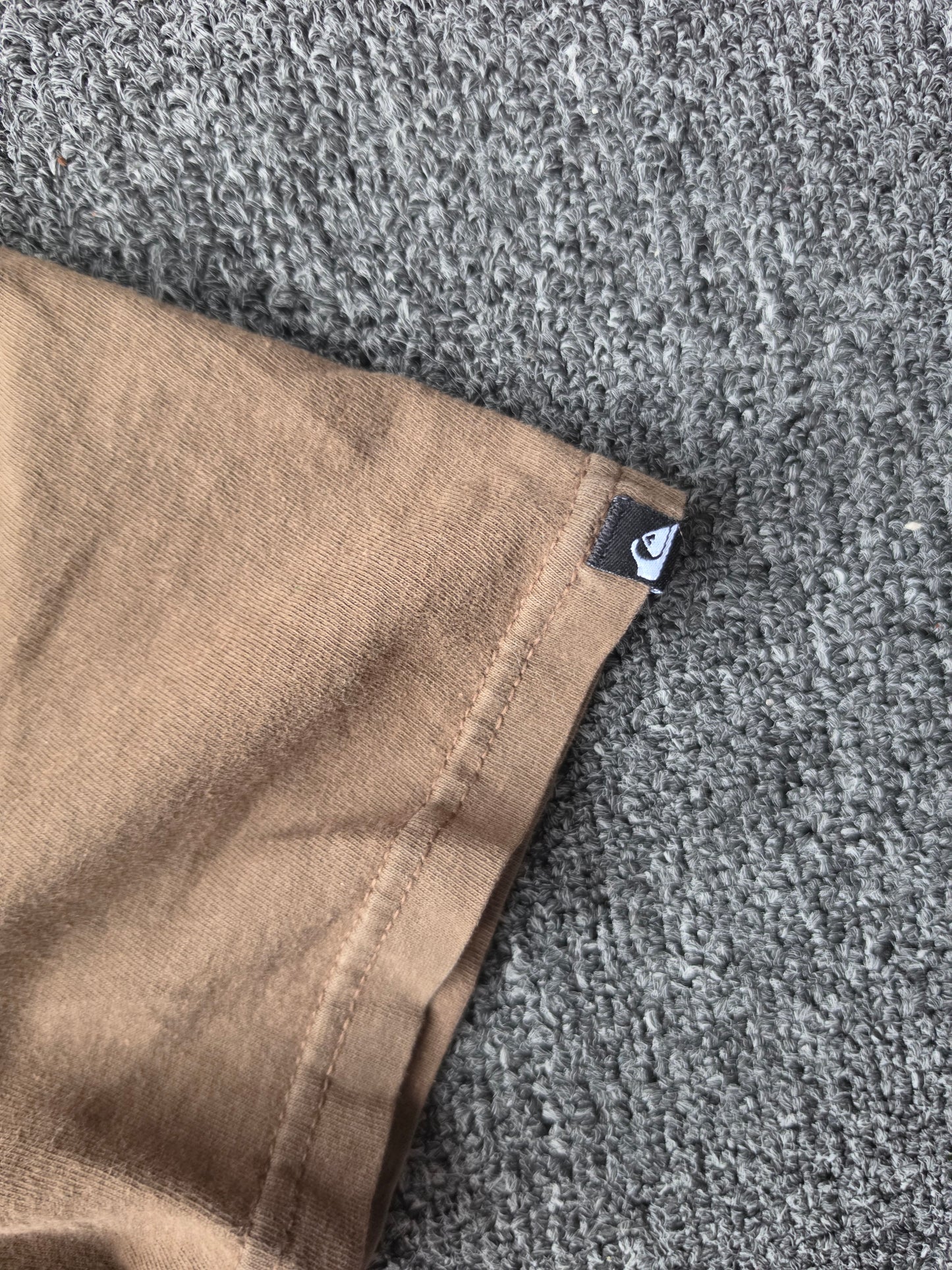 Quicksilver Brown Fader Surf Tee (L)