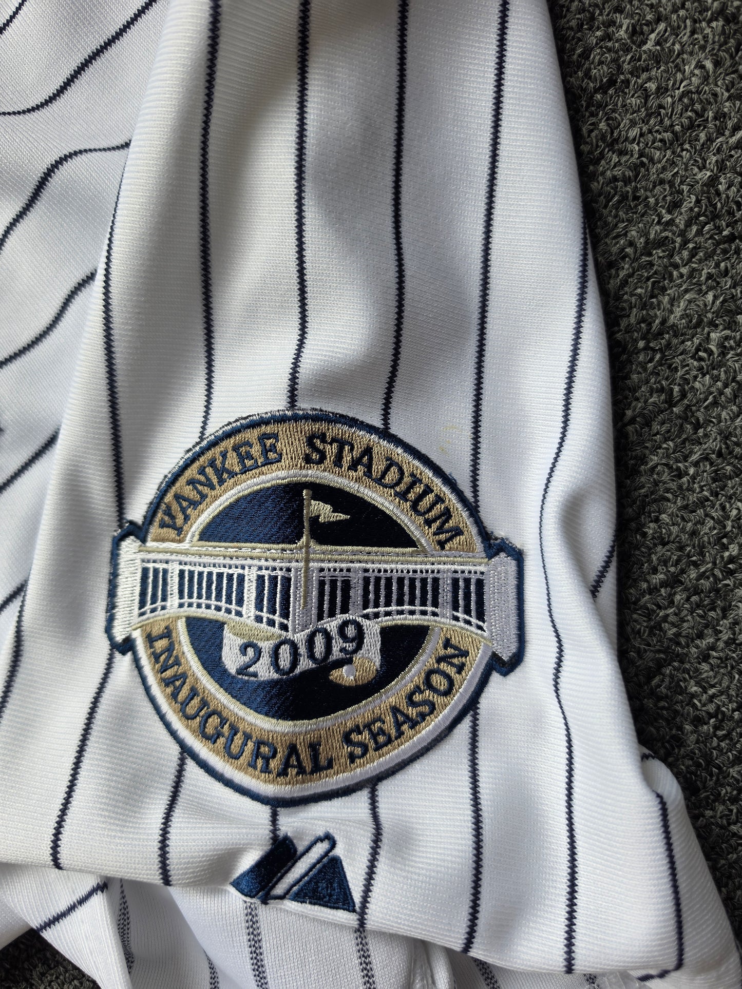 Derek Jeter NY Yankees 2009 World Series Champions Home Jersey (48)