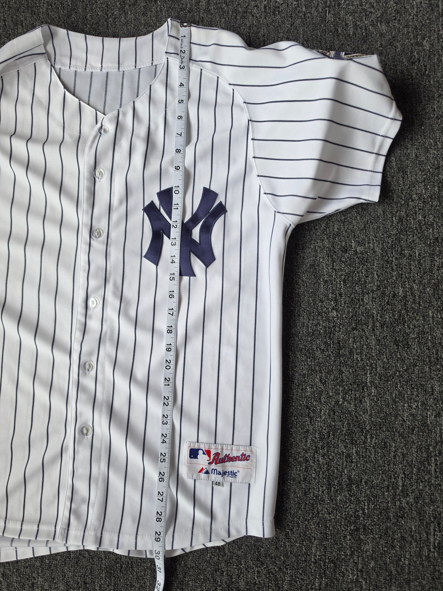 Derek Jeter NY Yankees 2009 World Series Champions Home Jersey (48)