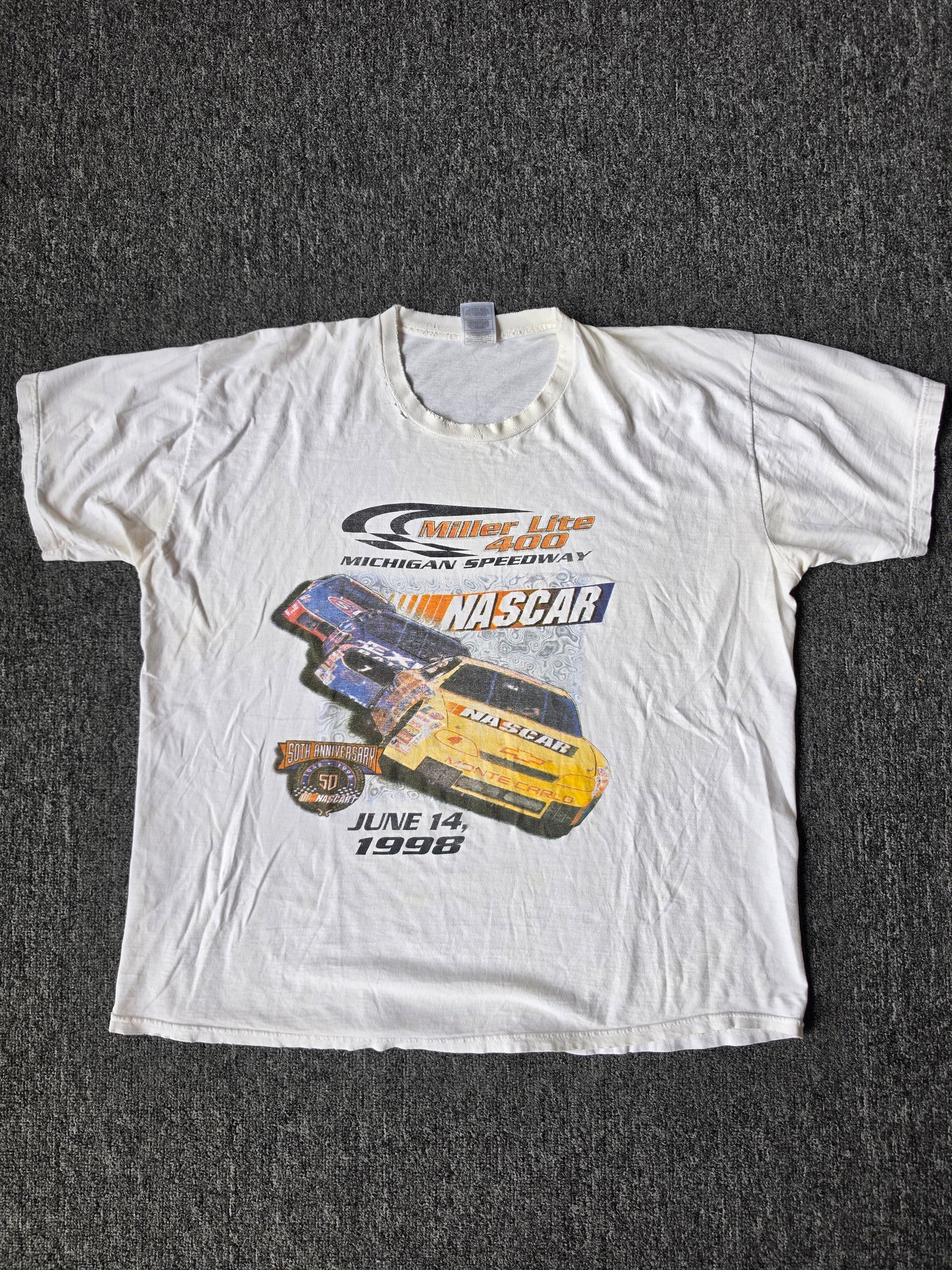 Michigan 1998 Nascar Distressed Tee (2XL)