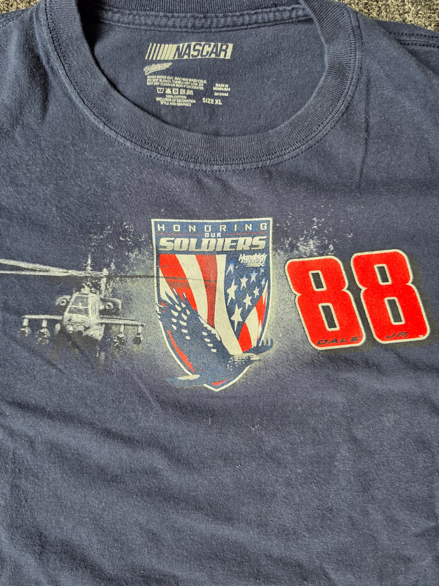 Dale Earnhardt Jr.  Honoring the Soldiers Nascar Tee (XL)