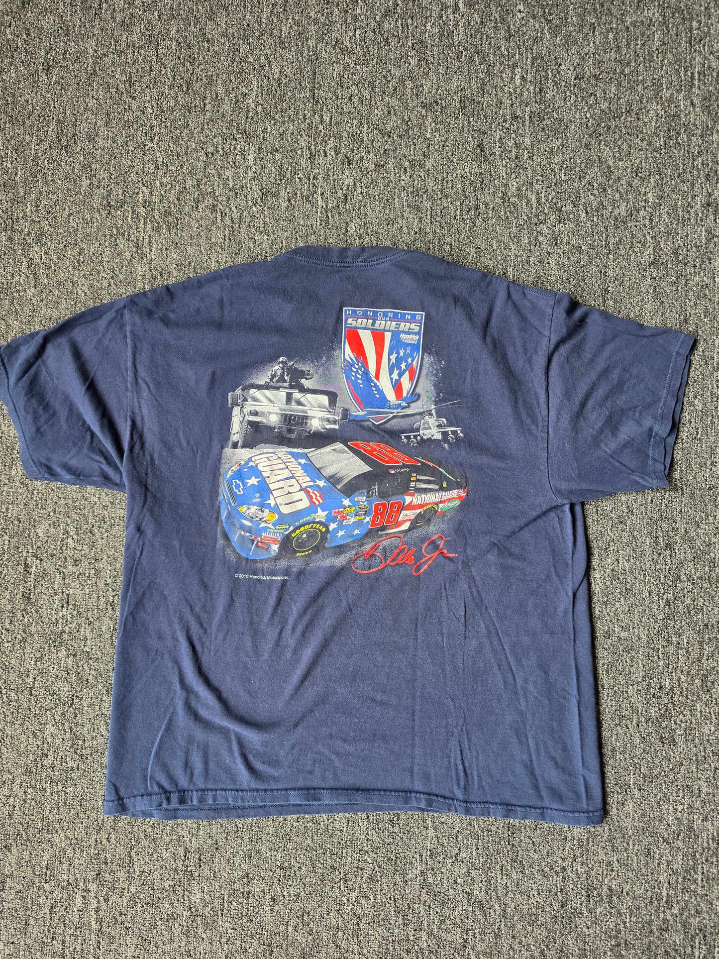 Dale Earnhardt Jr.  Honoring the Soldiers Nascar Tee (XL)