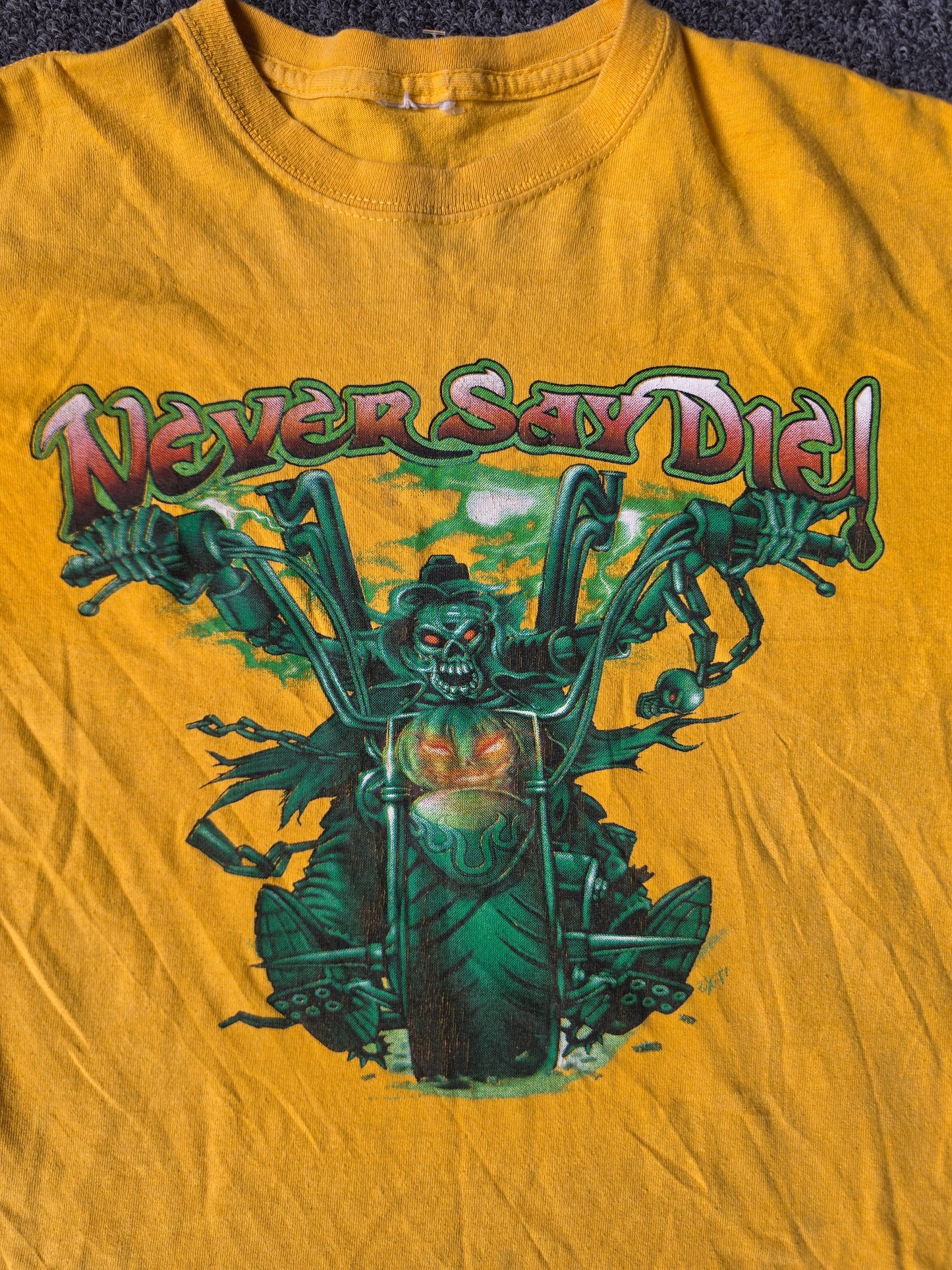 Never Say Die Motorcycle Tee (M)