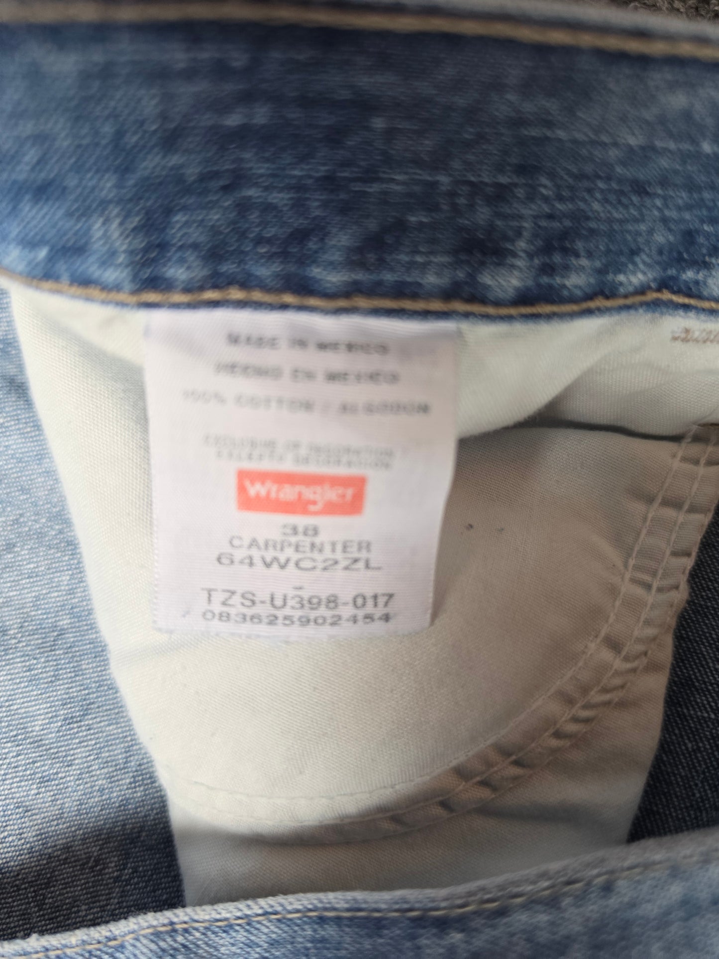 Wranger Carpenter Jorts Size 36