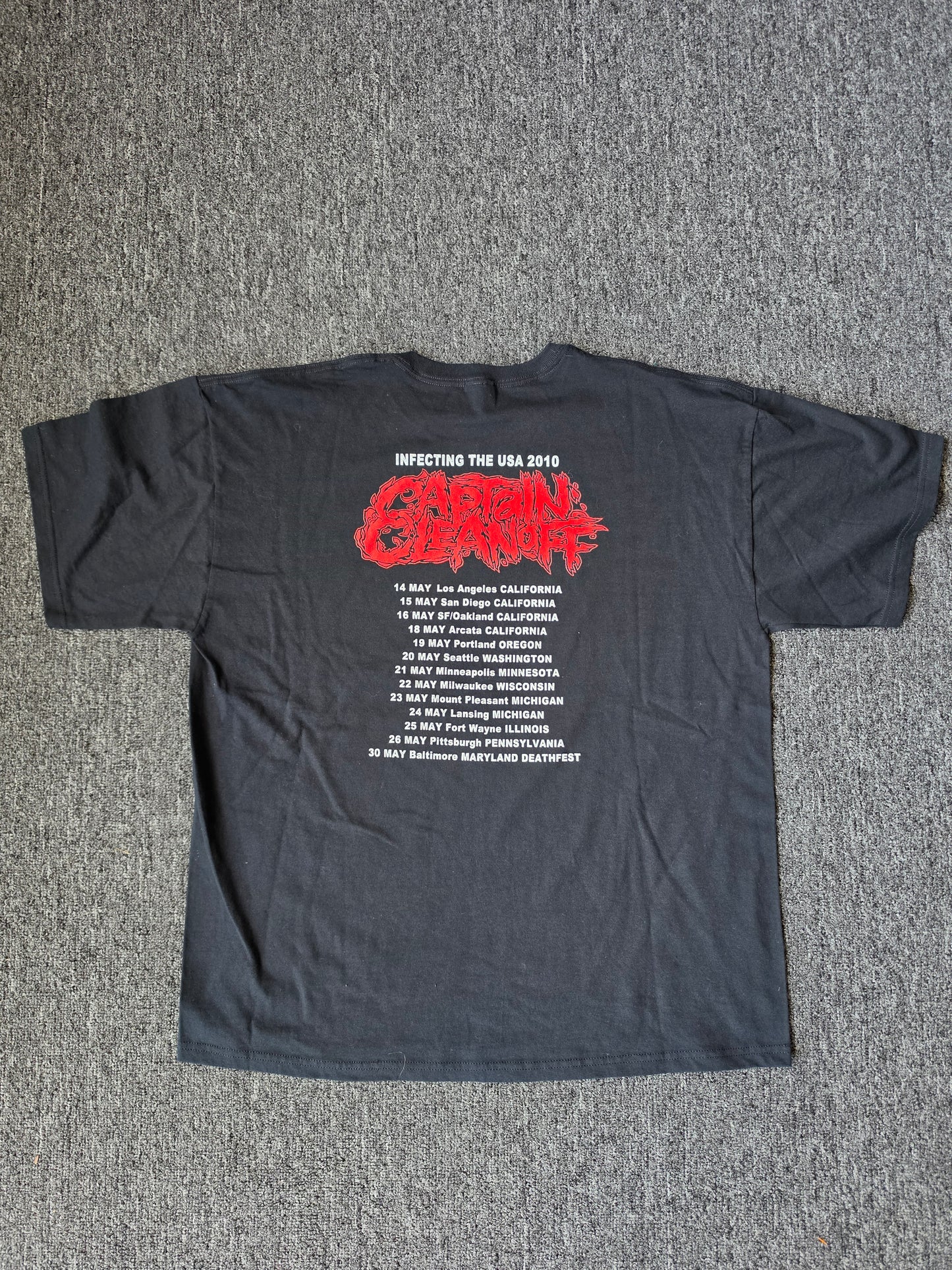 Captain Cleanoff Band Tee (XL)