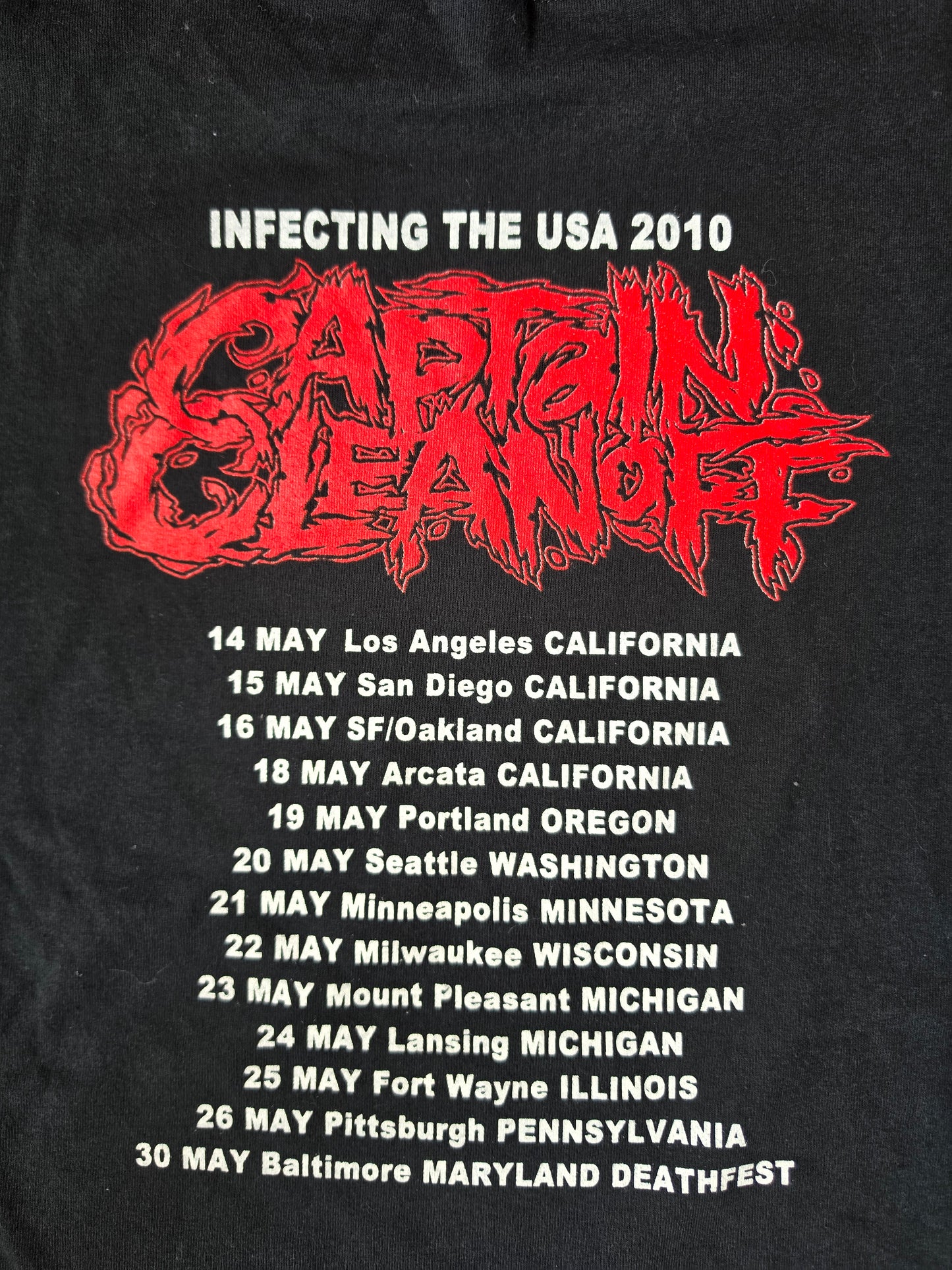 Captain Cleanoff Band Tee (XL)