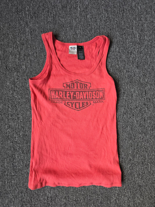 Harley Davidson Womens Orange Top ( XL)