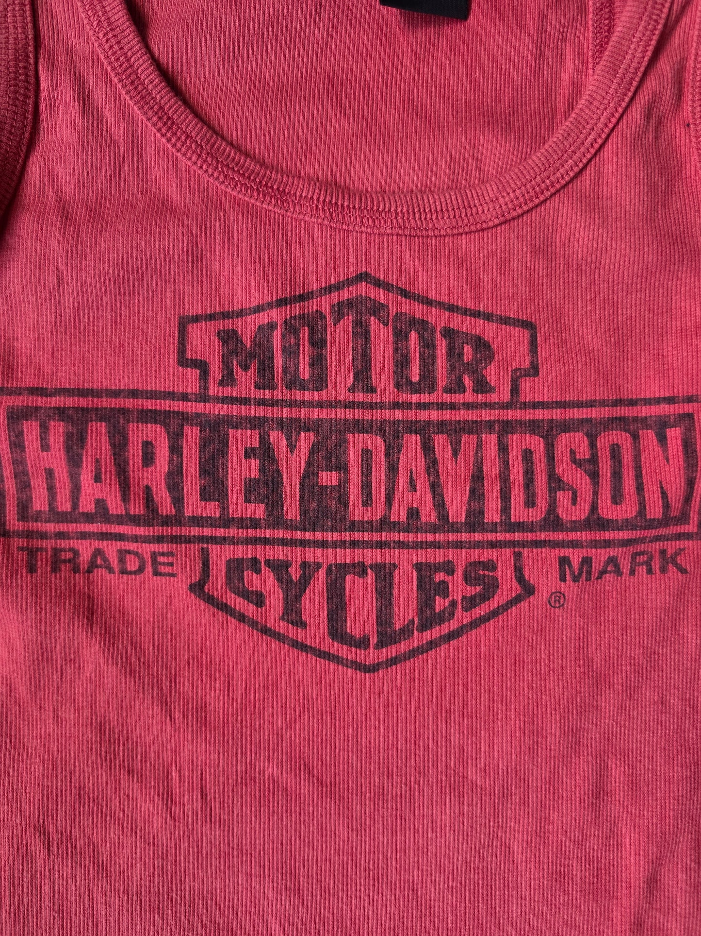 Harley Davidson Womens Orange Top ( XL)
