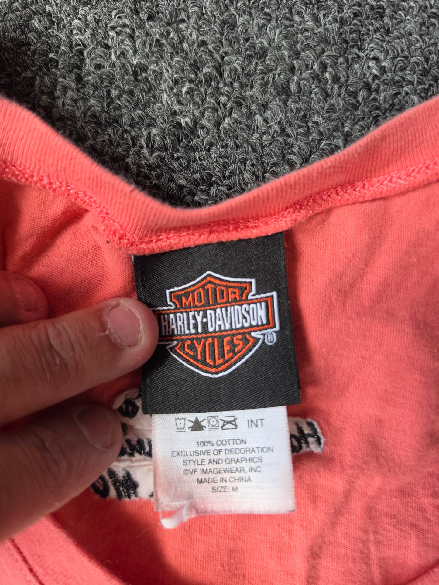 Harley Davidson Womens  Embroidered Top Sedalia MO (M)