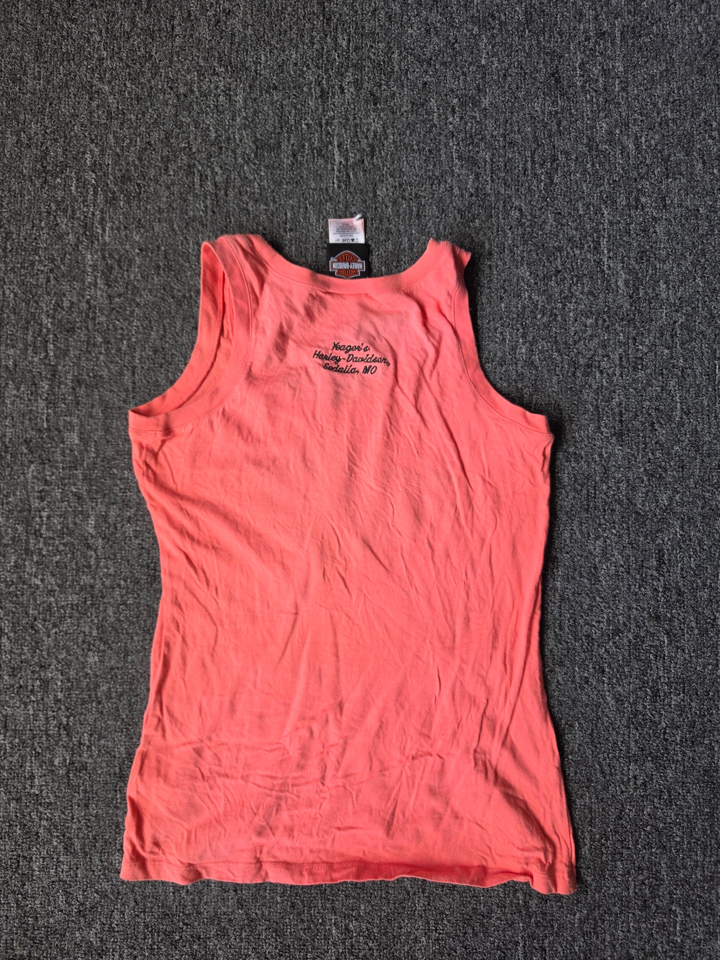 Harley Davidson Womens  Embroidered Top Sedalia MO (M)