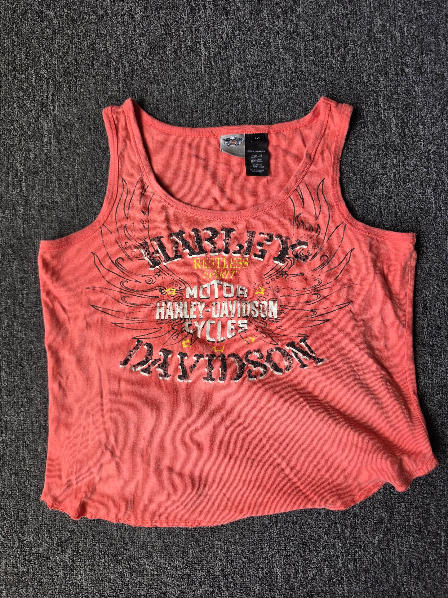 Harley Davidson Womens Pink Top  (2XL)