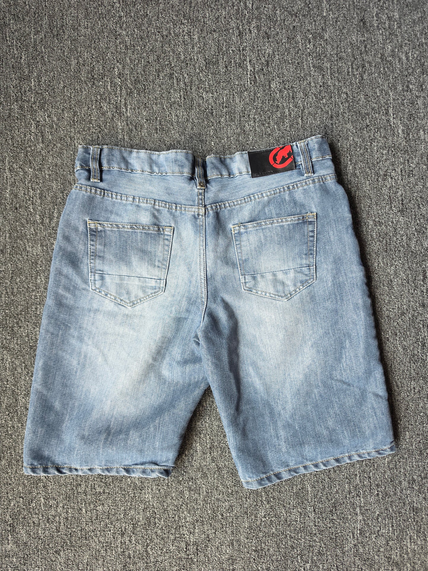 Ecko Unlimited Faded Denim Jorts (34)