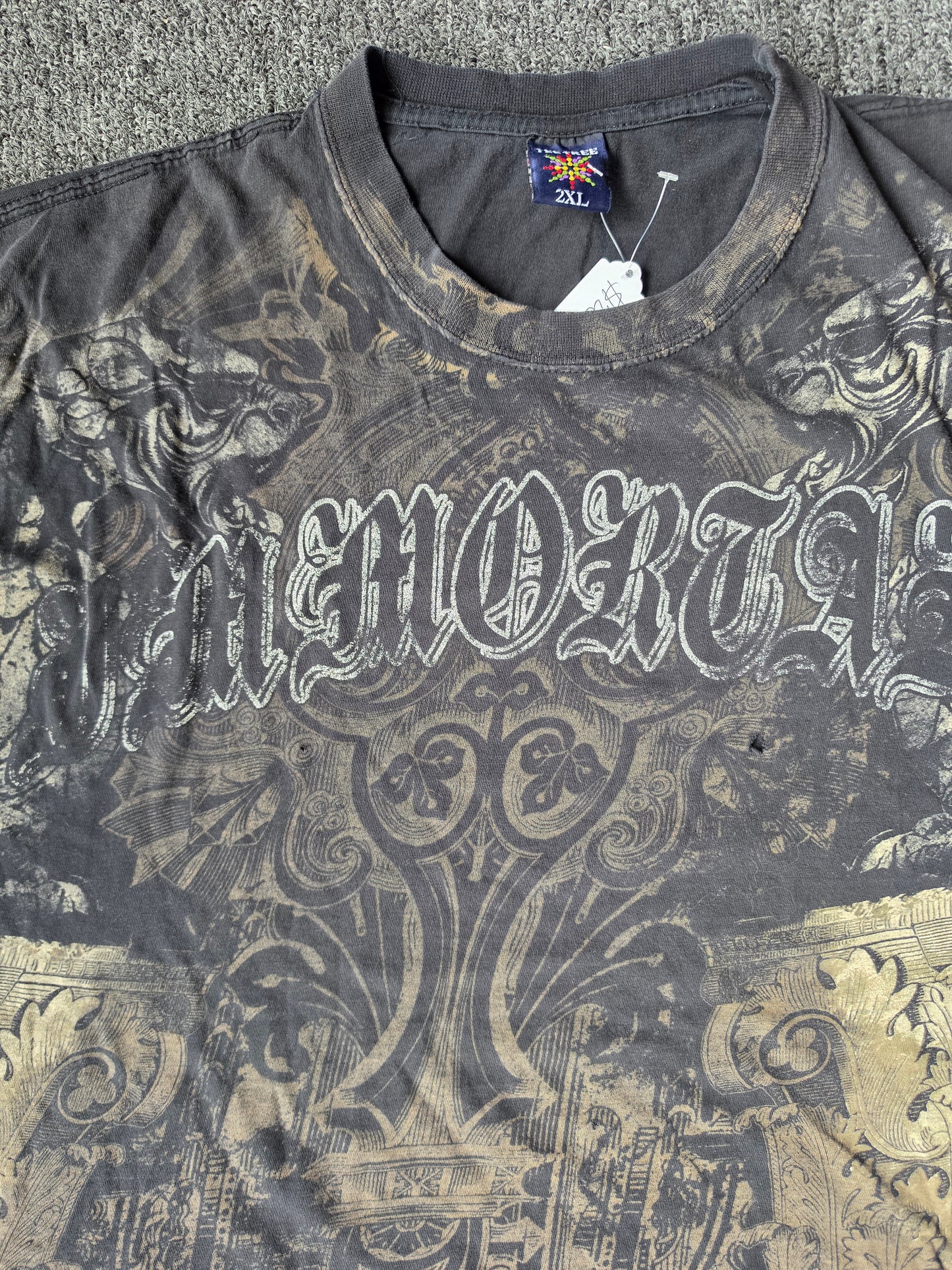 Immortal Y2K Black Tee (2XL)