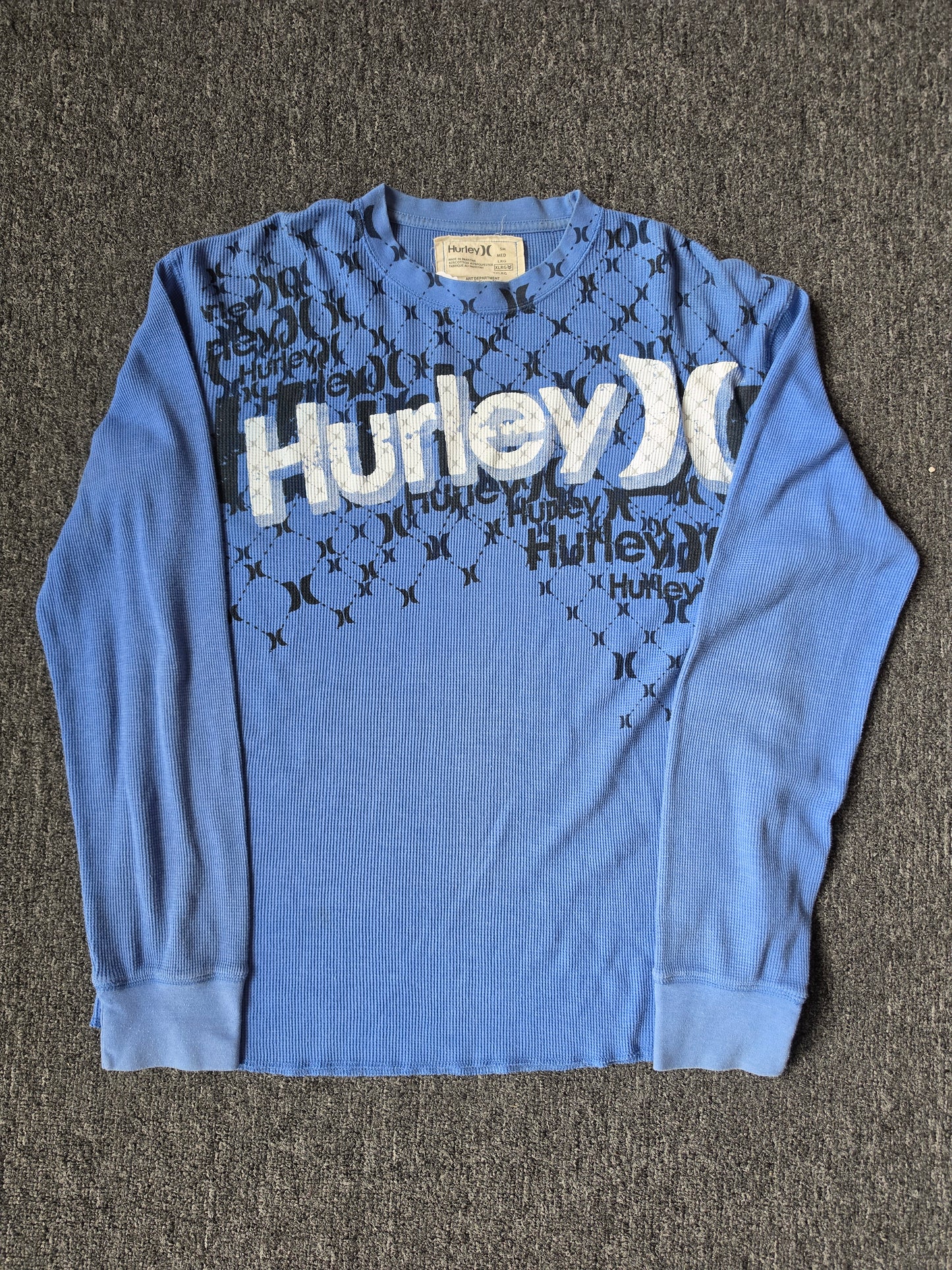 Hurley Surf Long Sleeve Blue Thermal (XL)