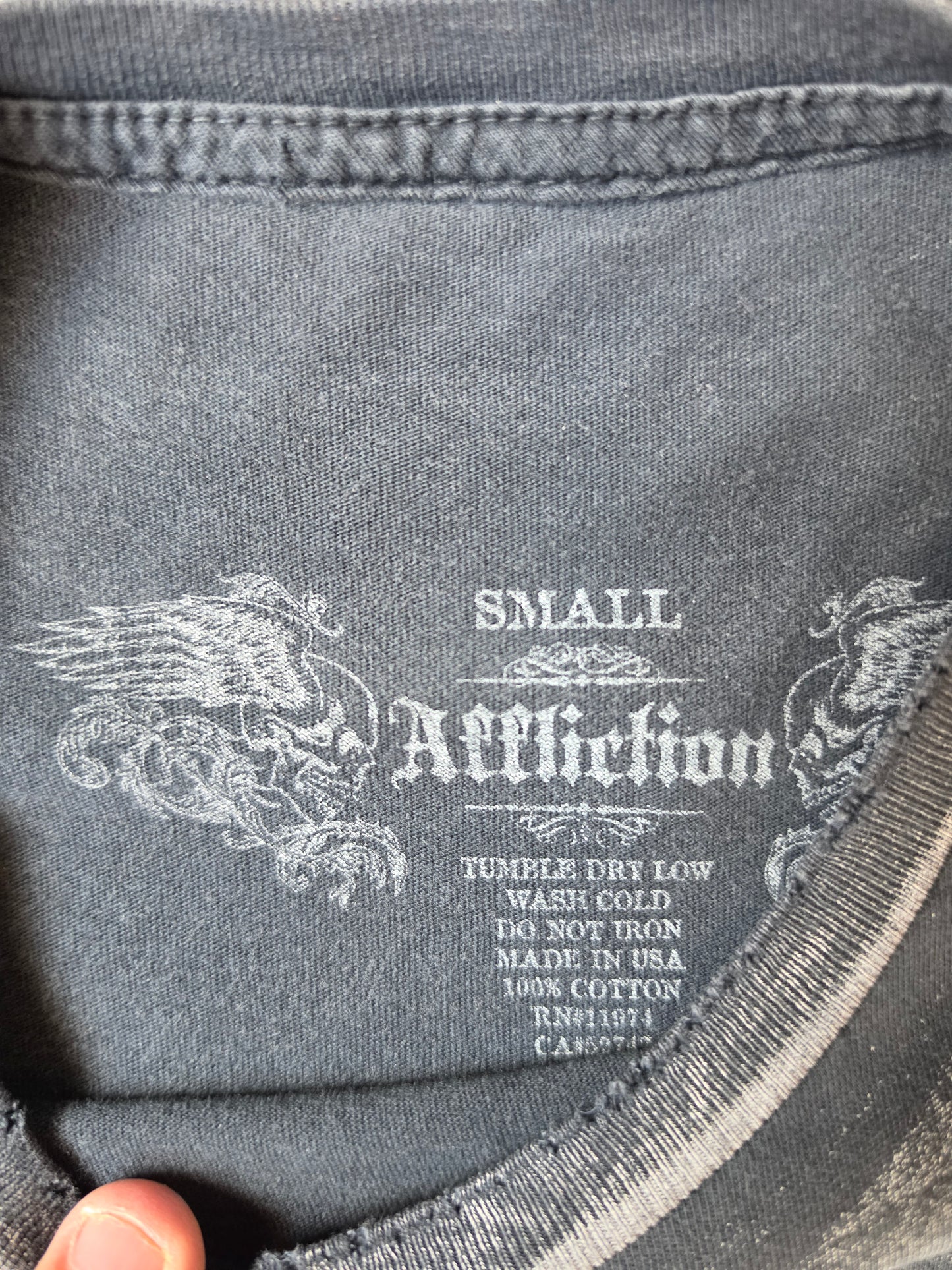 Affliction Live Fast Fader Tee (S)