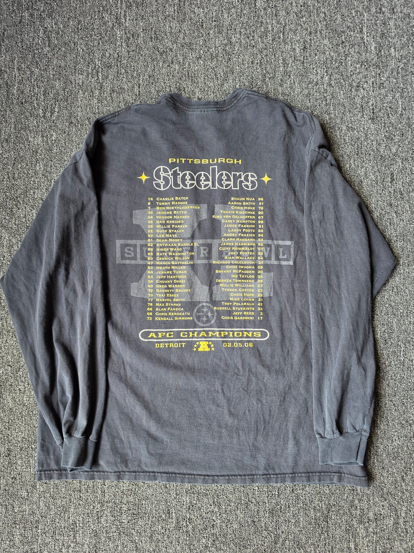 Pittsburgh Steelers 2006 AFC Champions Long Sleeve (XL)