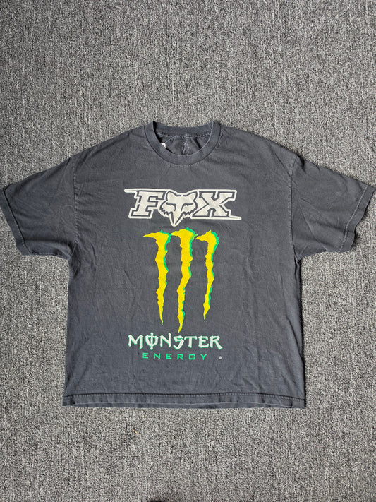 Monster Energy Fox Racing Black Tee (XL)