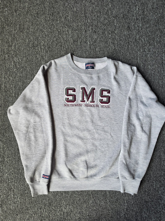 Southwest Missouri State Embroidered Crew (L)