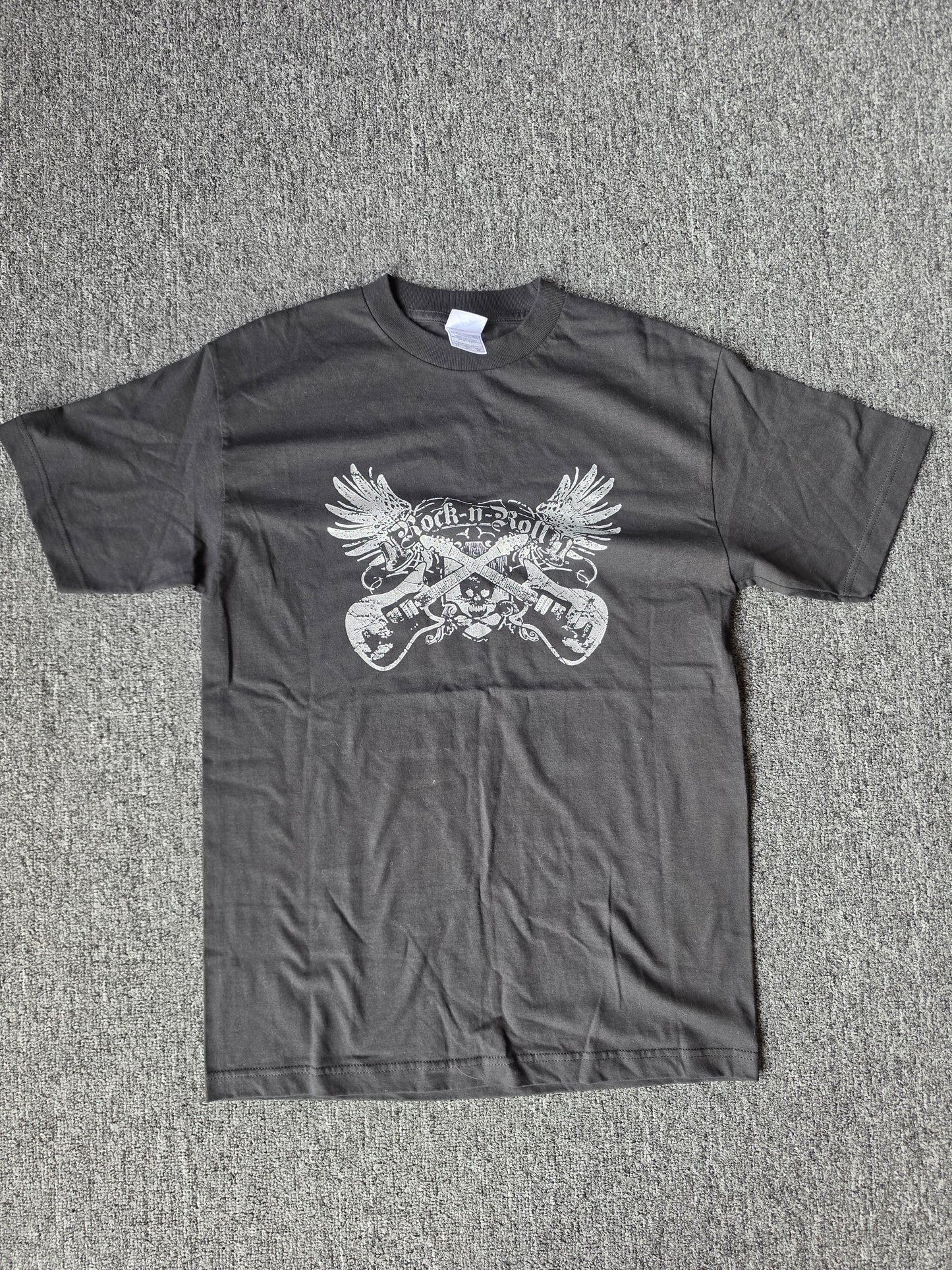 Sex, Booze & Rock N Roll Y2k Black Tee (M)