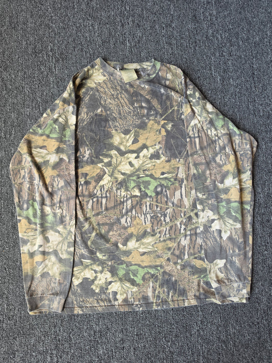 Camouflage Long Sleeve w/Pocket  (L)