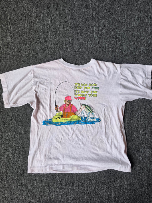 Wiggle Your Worm Fishing Tee (L)