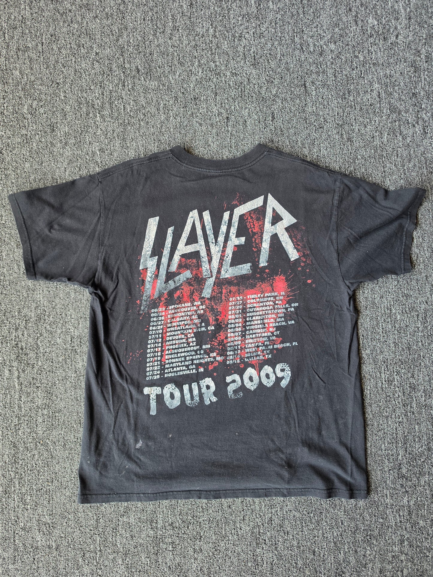 Slayer 2009 Band Tee (L)