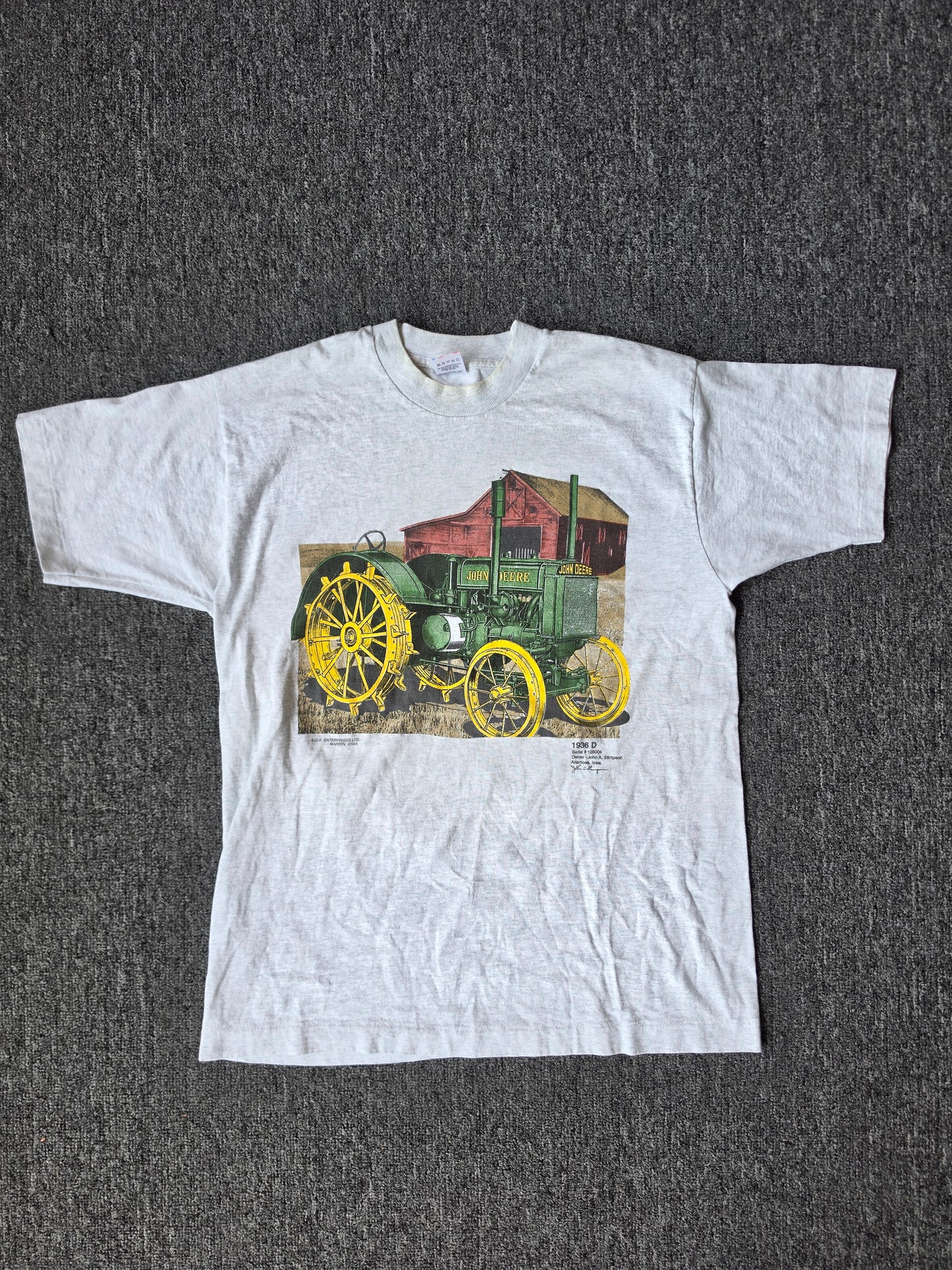 John Deere 1936 D Gray Tee (L)