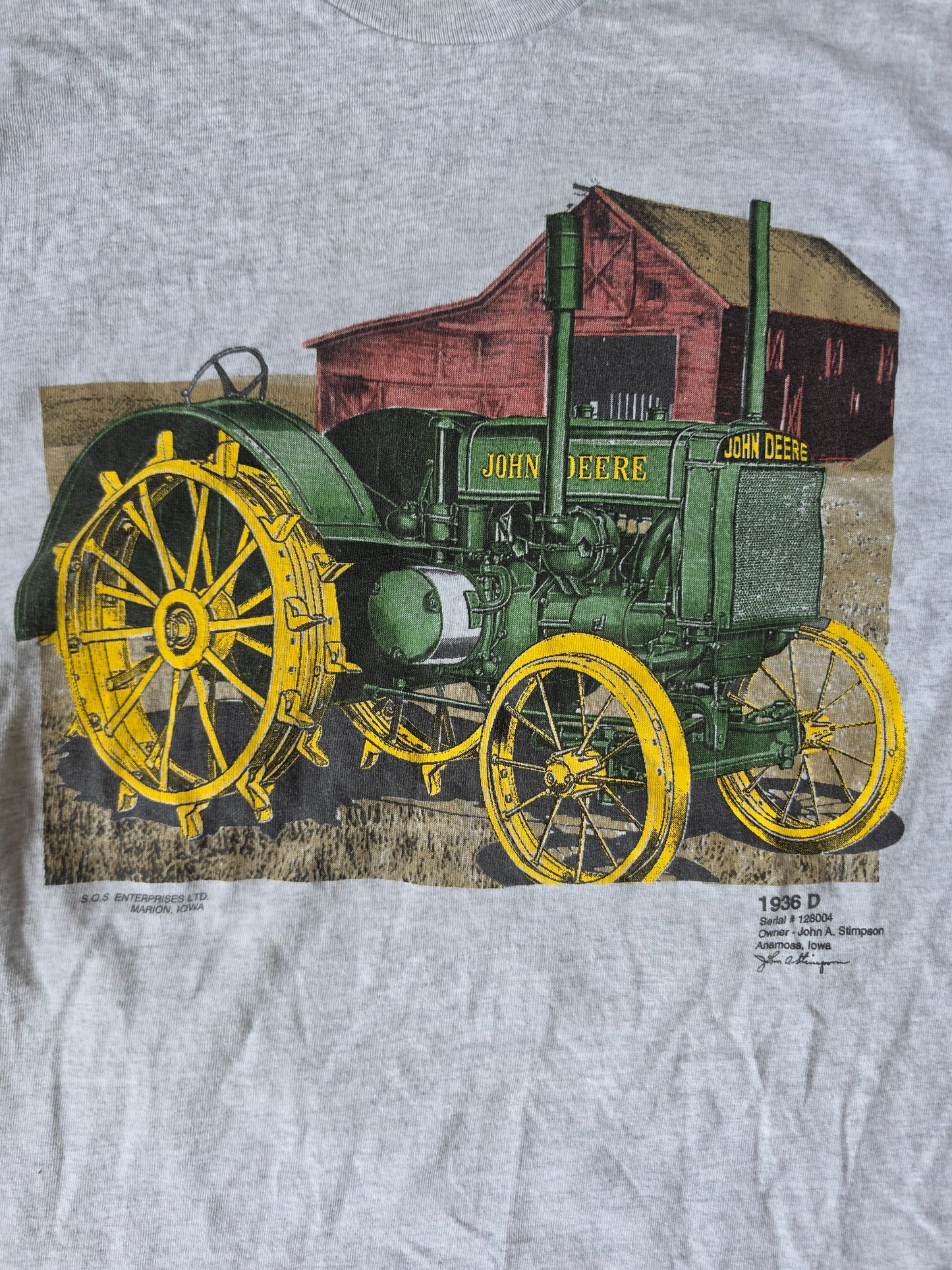 John Deere 1936 D Gray Tee (L)