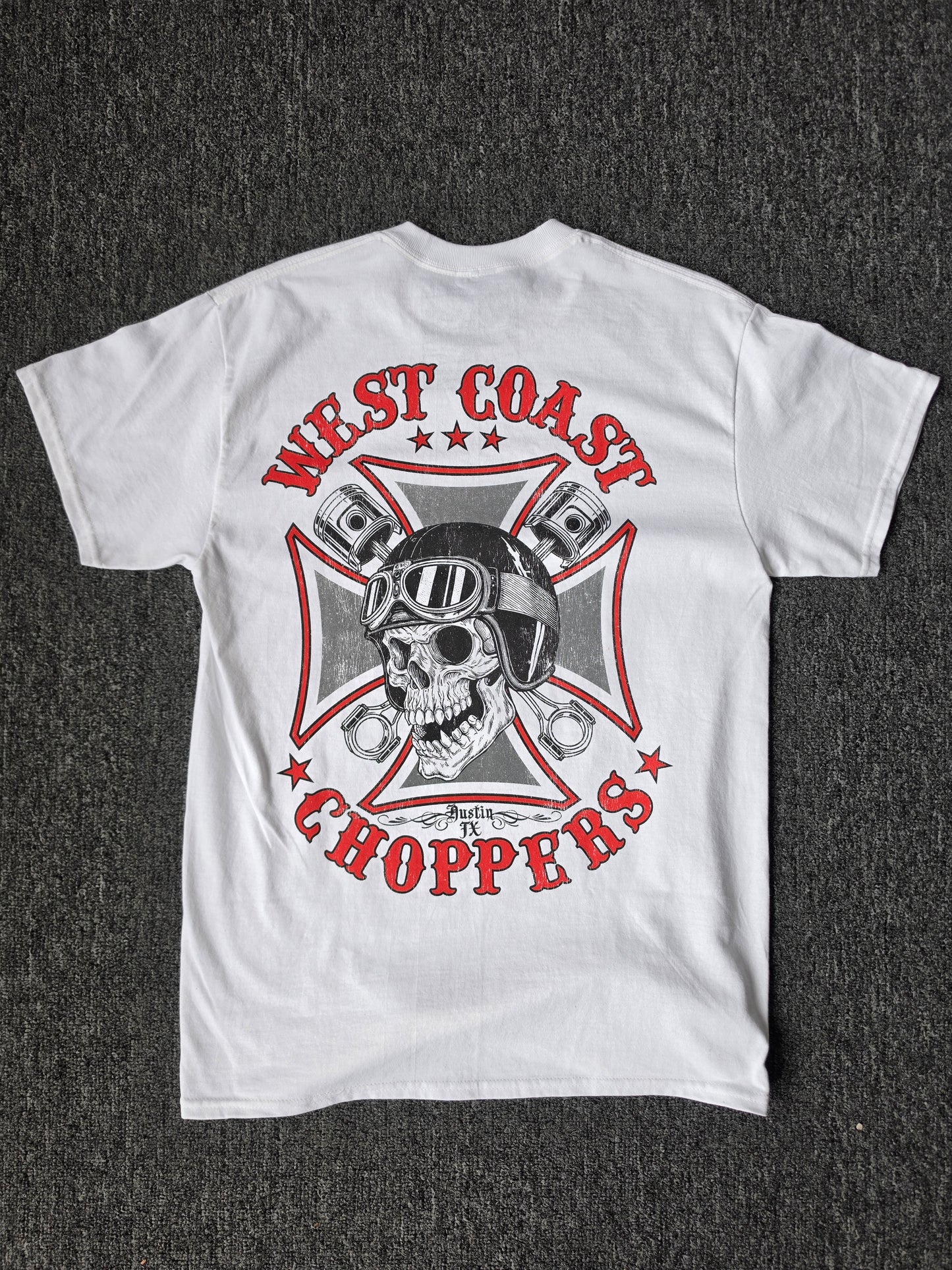 West Coast Choppers Skull with Helmet (M)