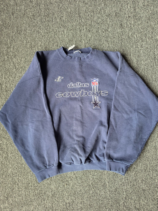 Dallas Cowboys NFL 90s Embroidered Crew (M)