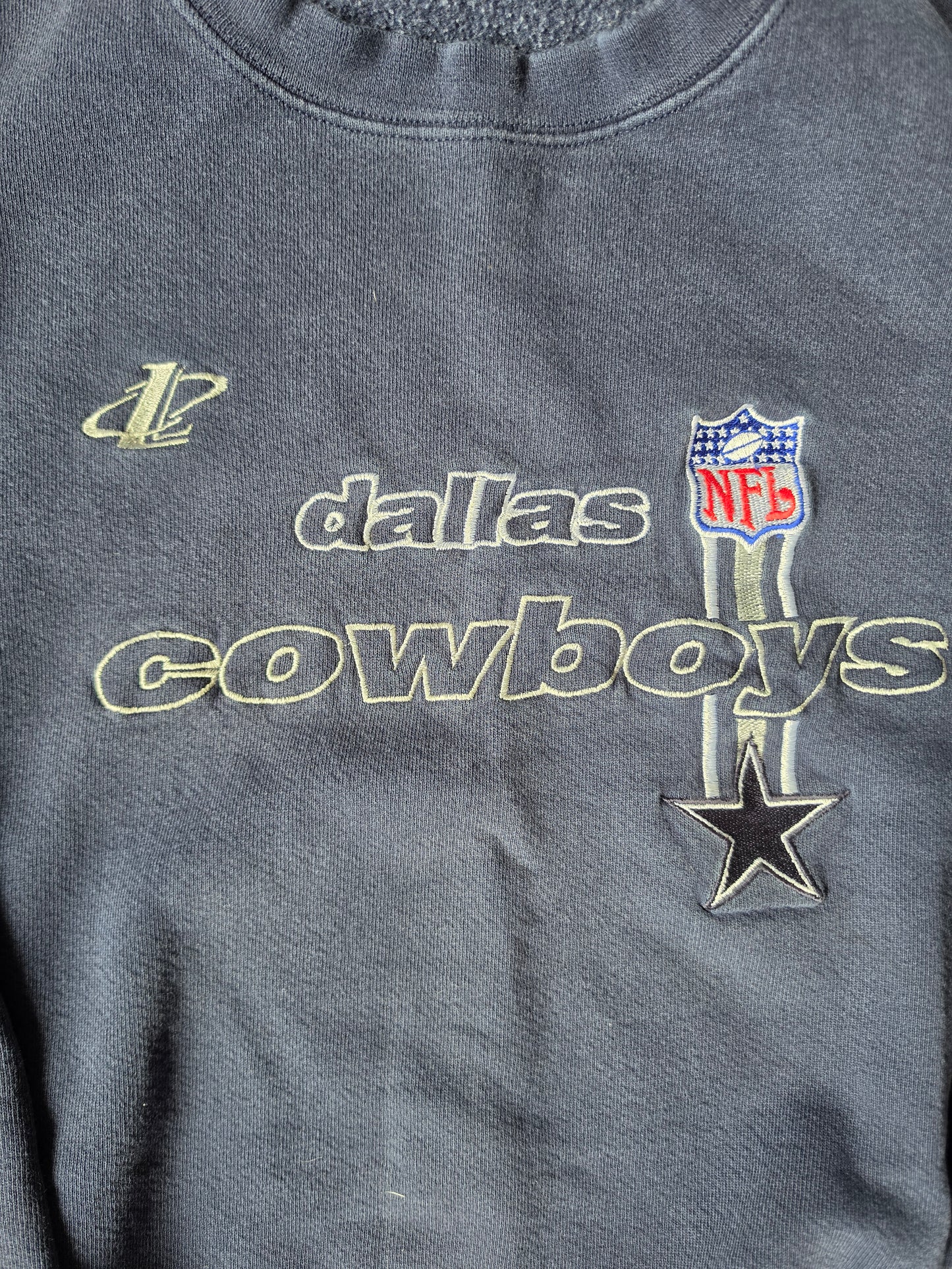 Dallas Cowboys NFL 90s Embroidered Crew (M)