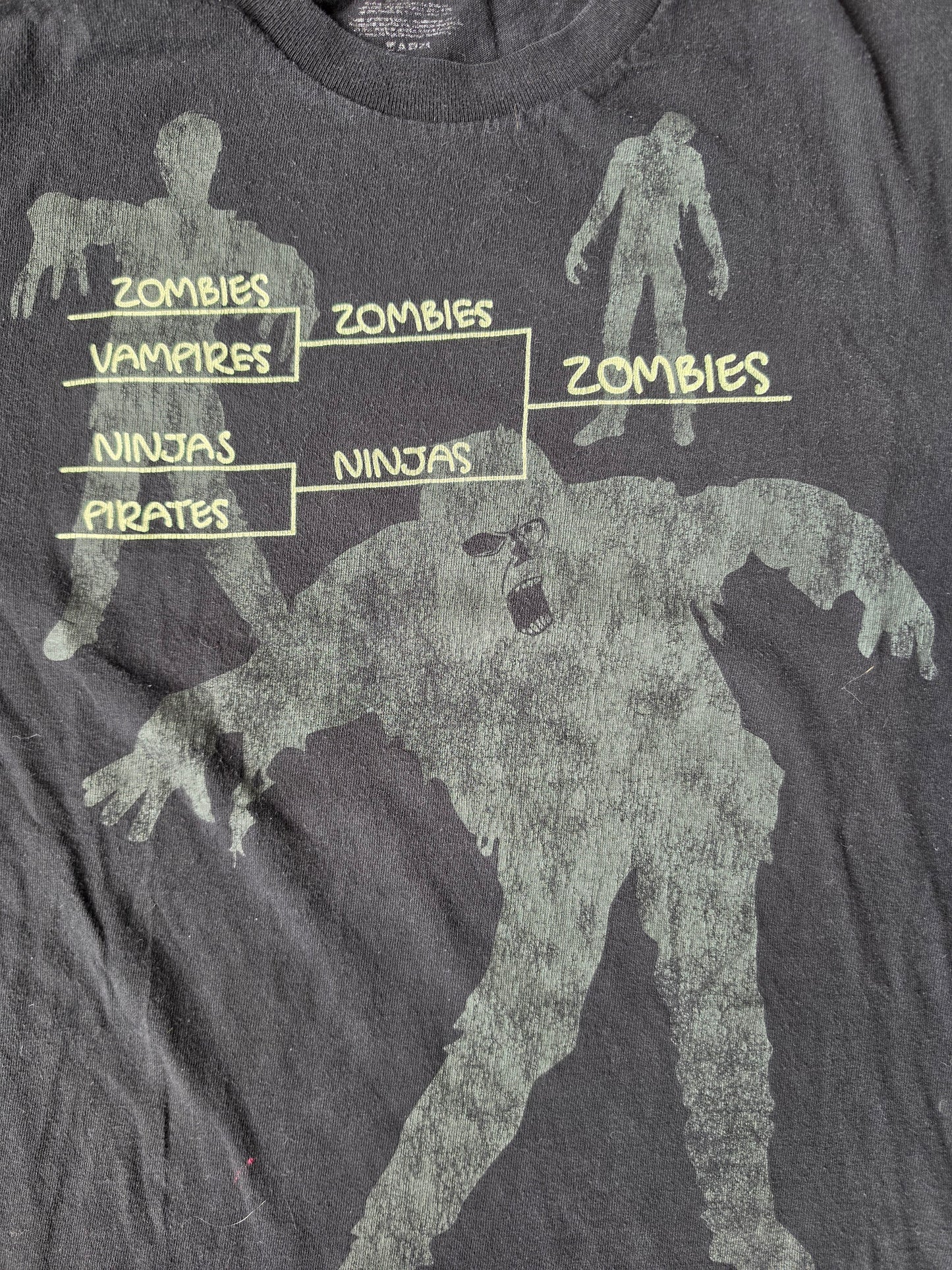 Zombies Funny Tee (L)
