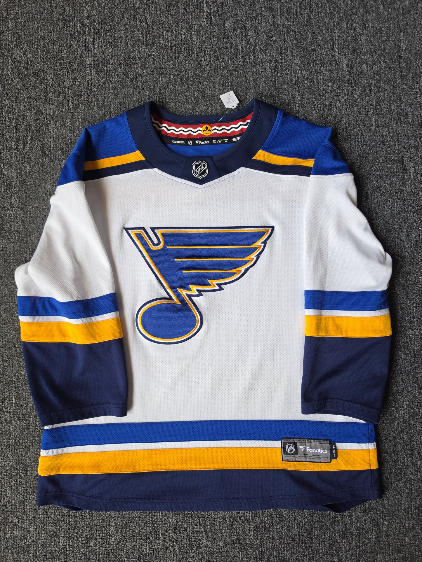 St. Louis Blues Fanatics Embroidered Jersey (XL)