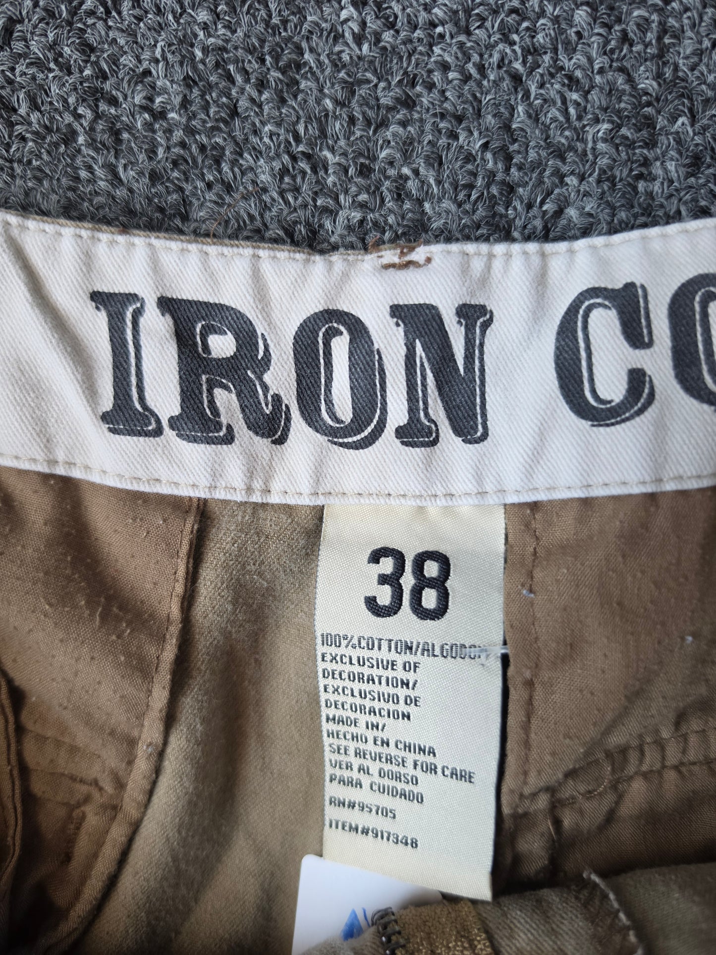 Iron Camouflage Cargo Shorts (38)