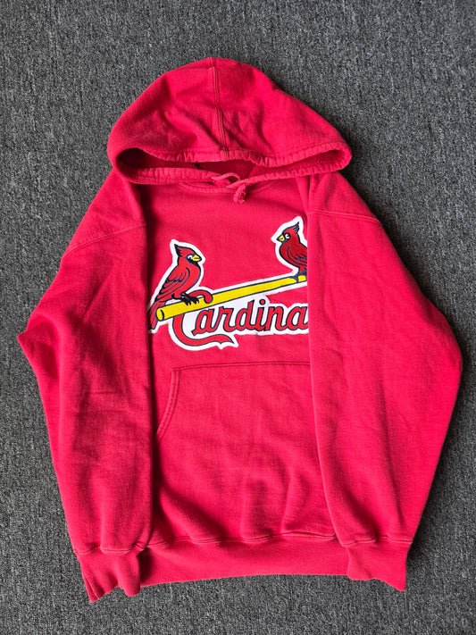 St Louis Cardinals Embroidered Hoody (L)