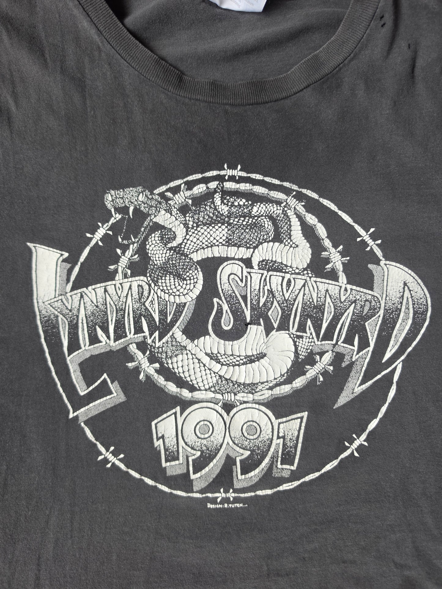Lynyrd Skynard 1991 Distressed Band Tee (XL)