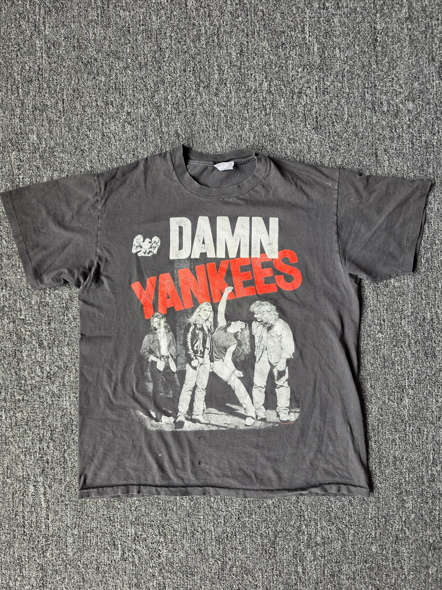 Damn Yankees 1990 World Tour Distressed Band Tee (L)