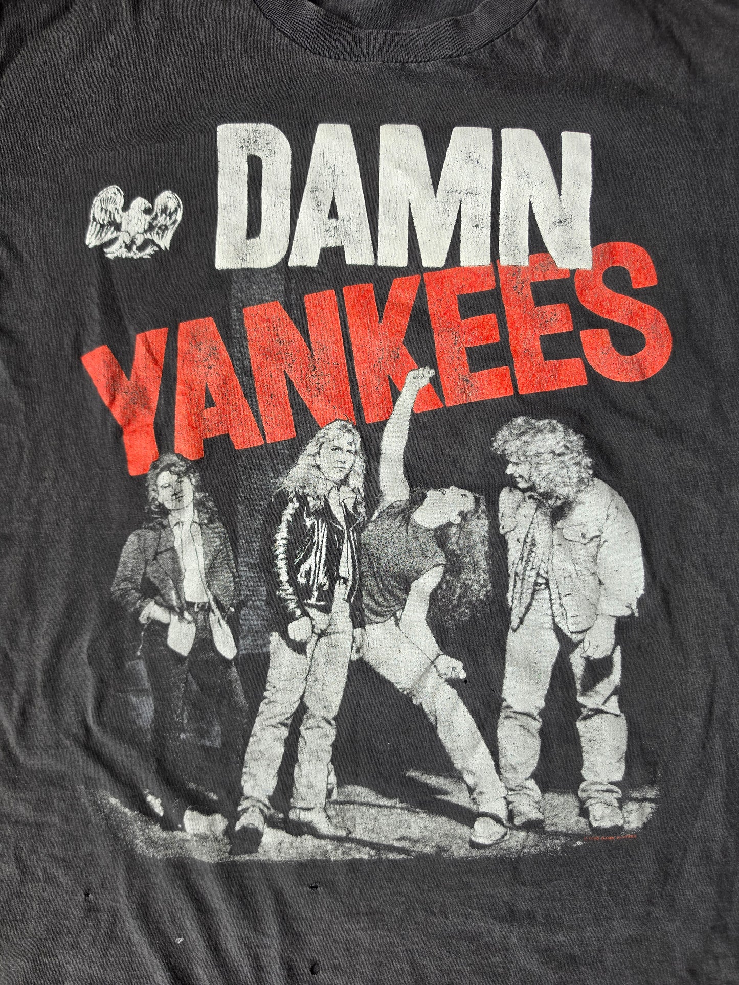 Damn Yankees 1990 World Tour Distressed Band Tee (L)