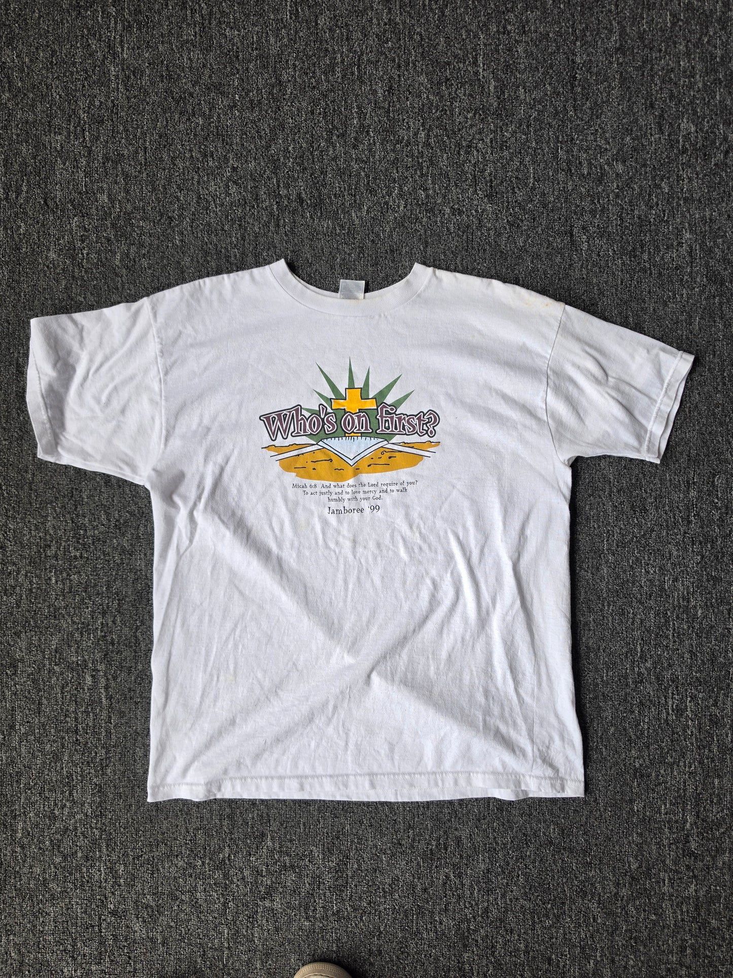 Jesus- Who's on First Tee (XL)