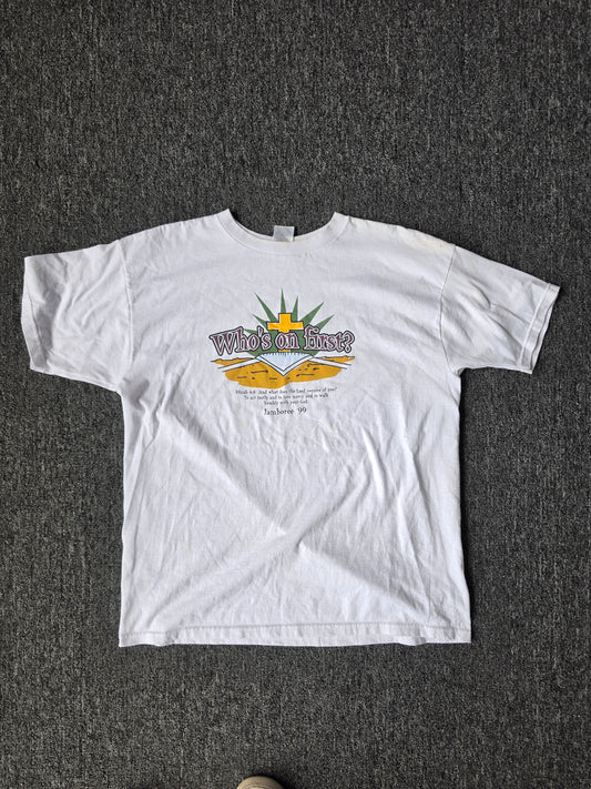 Jesus- Who's on First Tee (XL)