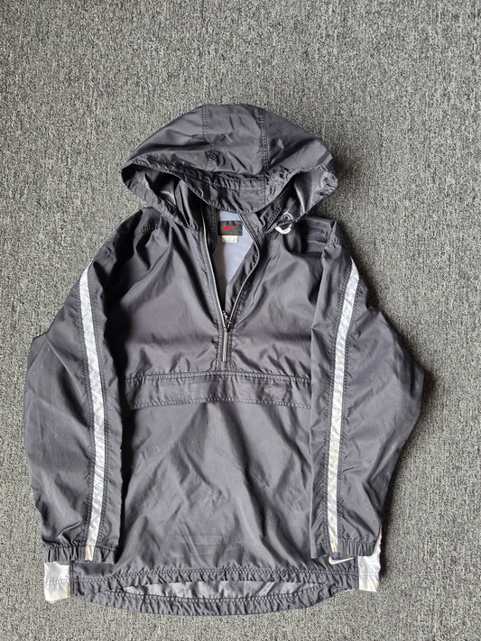 Nikes Black Windbreaker Jacket (L)