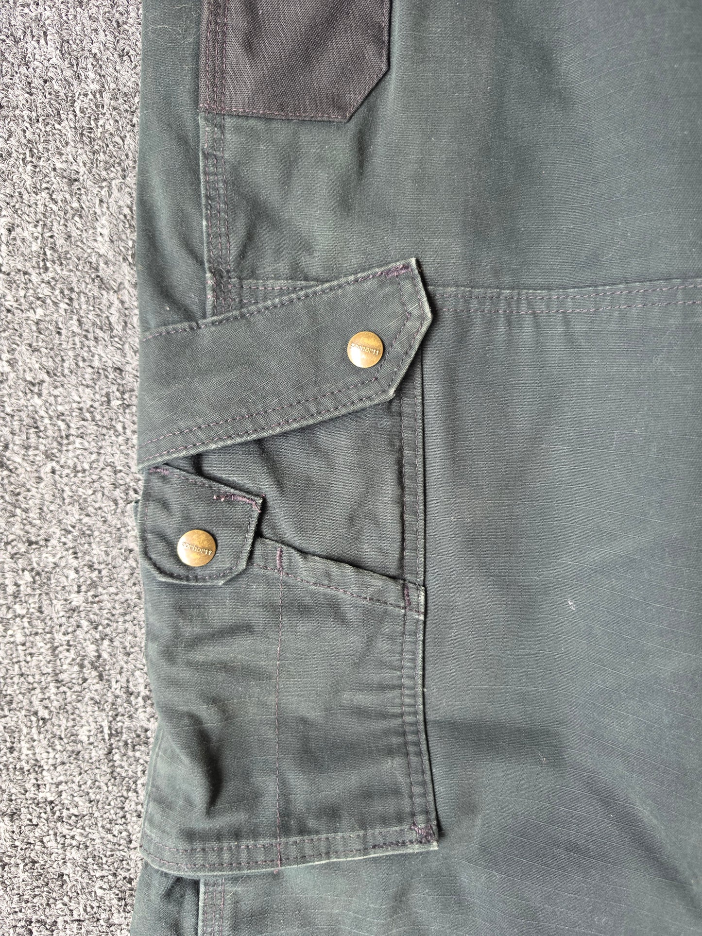 Carhartt Double Knees Relaxed Fit Black Jeans (36/30)