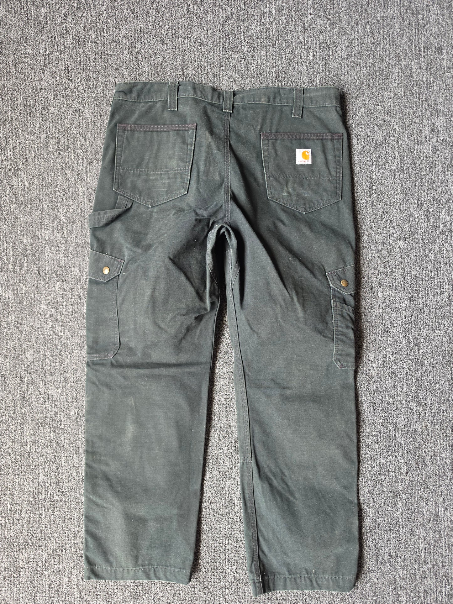 Carhartt Double Knees Relaxed Fit Black Jeans (36/30)
