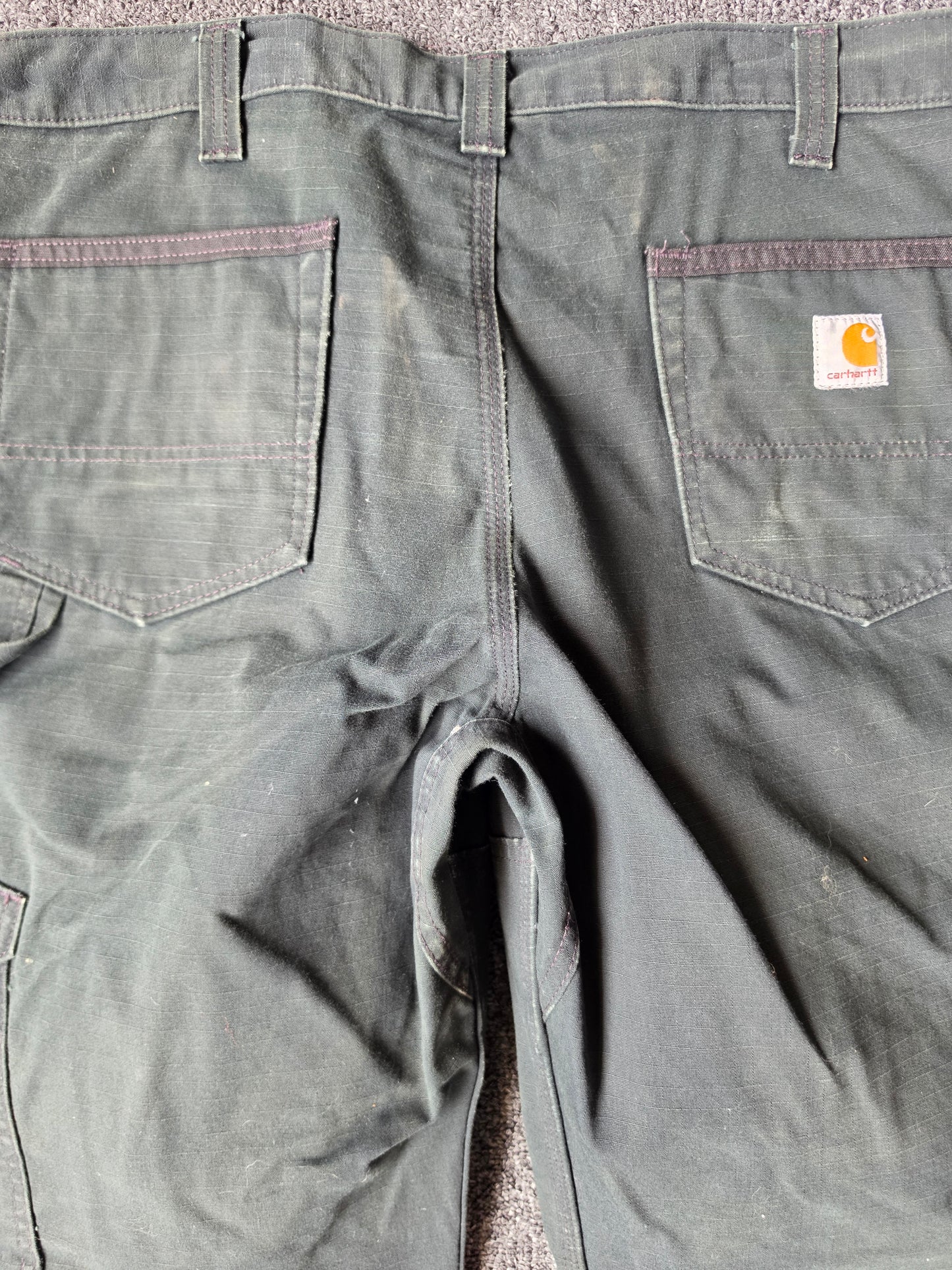 Carhartt Double Knees Relaxed Fit Black Jeans (36/30)