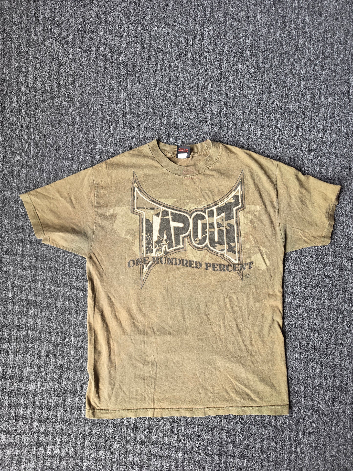 Tap Out 100% Olive Tee (L)