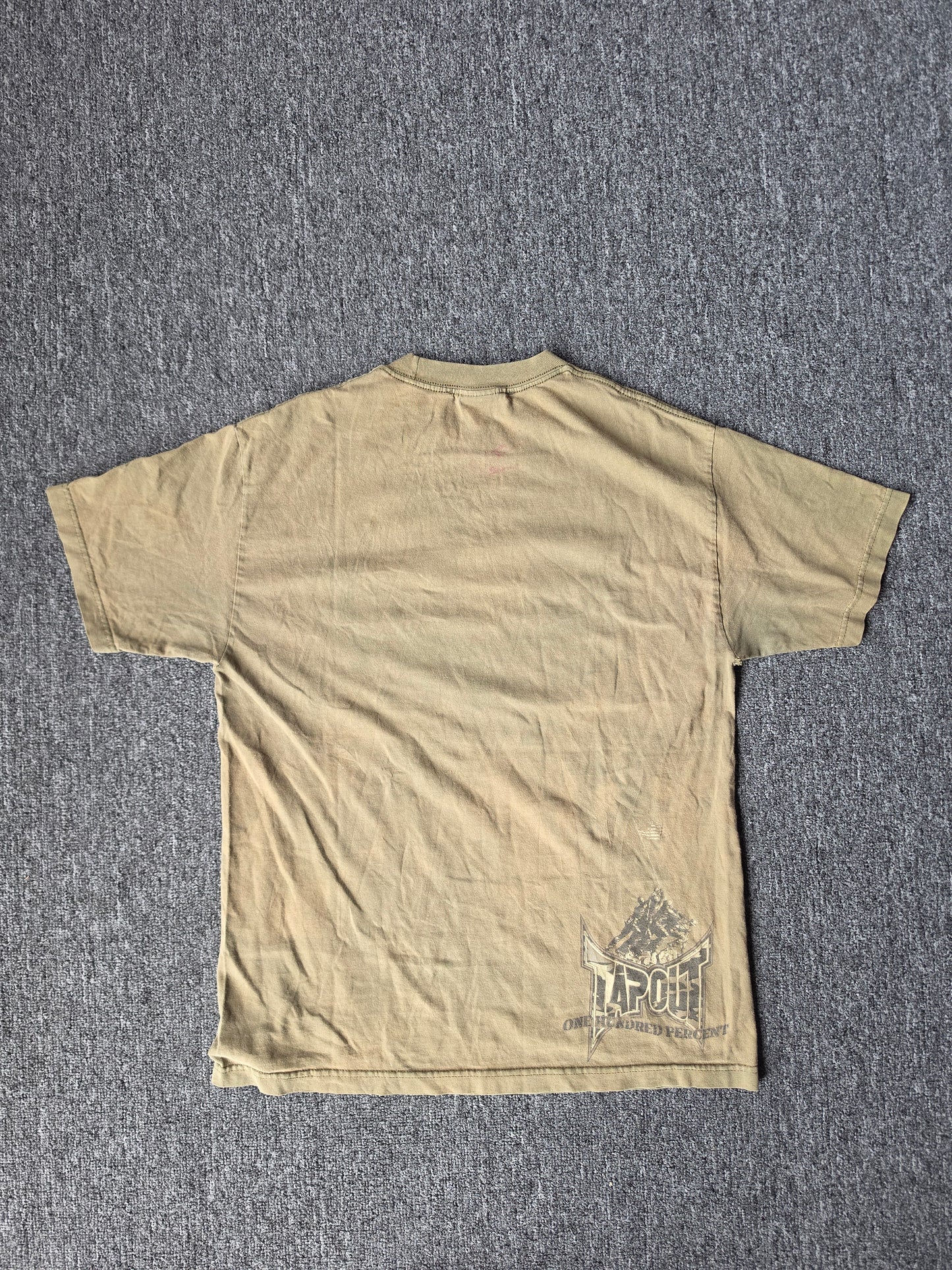 Tap Out 100% Olive Tee (L)