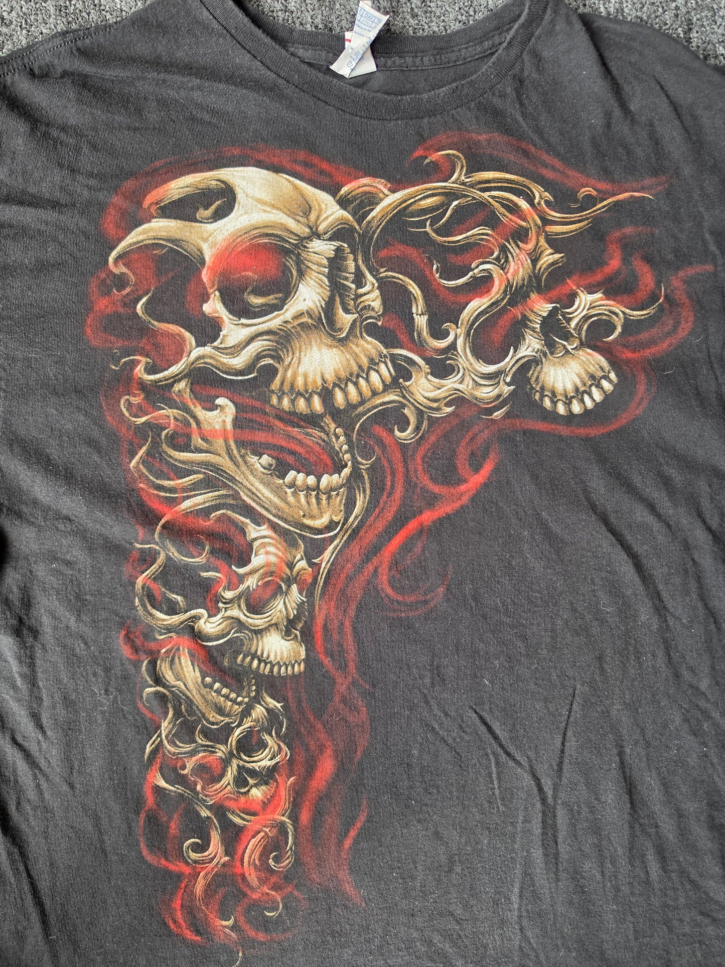 Fire Skulls Y2K Tee (2XL)